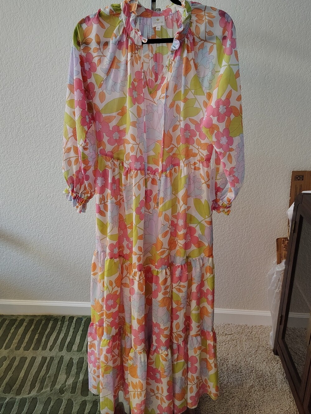 Nwt Tuckernuck  J. Marie  Maxi Dress, Size XS Sundress Summer - Picture 2 of 9